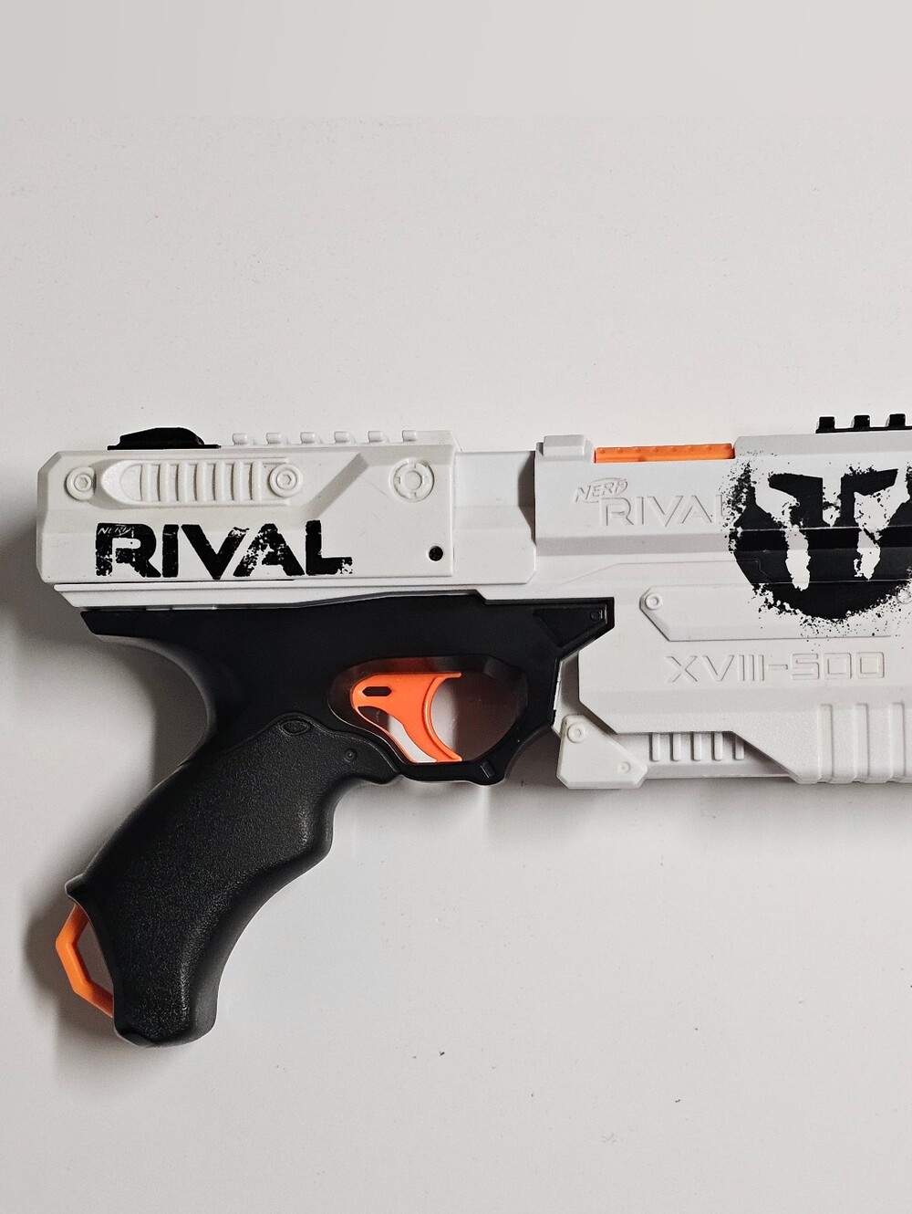 Nerf Rival XVIII-500 White Blaster –  Balls Are Not Included